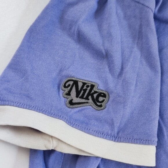 Nike Tee "Just do it" short sleeve T-shirt lilac women's size S - Picture 4 of 9